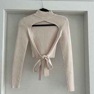 Zara Tie Back Top